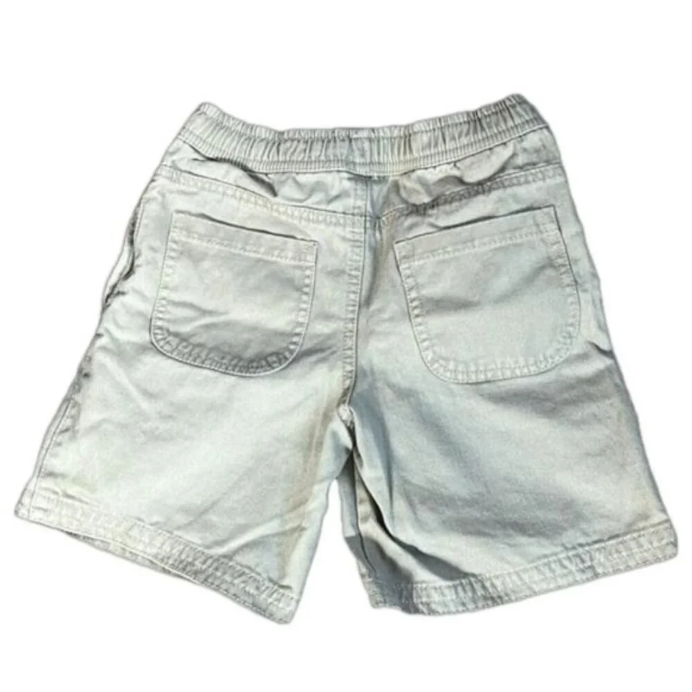 Mini Boden 8 Boys Beige Shorts with Side and Back Pockets